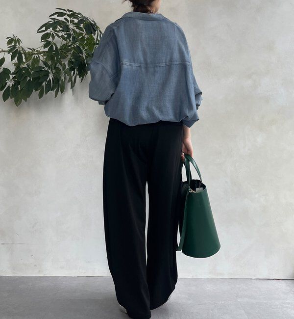  「【WEB限定】サイドタックカービーパンツ」|チノ|