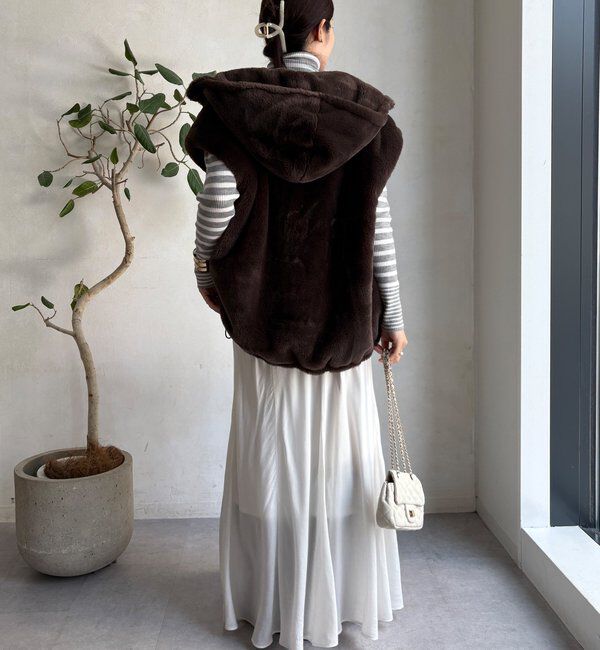  「【WEB限定】ボーダータートルプルオーバー」|ニット・セーター|