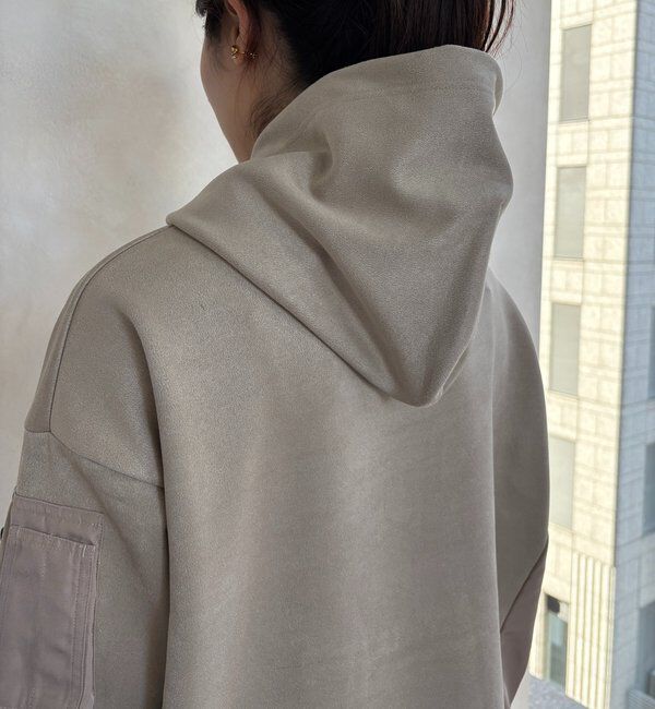  「【WEB限定】起毛ダンボールポケットフーディー＋タイトスカートセット」|スーツ|