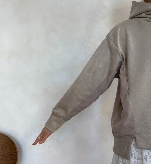  「【WEB限定】起毛ダンボールポケットフーディー＋タイトスカートセット」|スーツ|