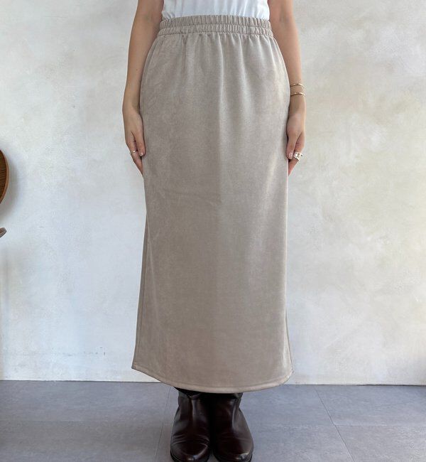  「【WEB限定】起毛ダンボールポケットフーディー＋タイトスカートセット」|スーツ|