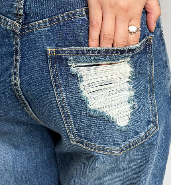  「ルーズフレアデニム」|デニム|