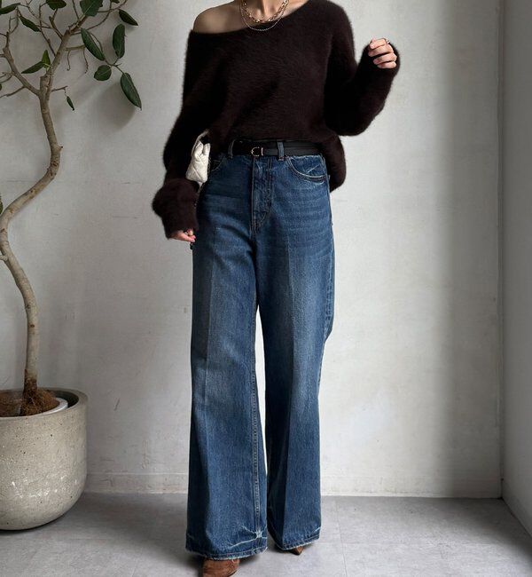  「ルーズフレアデニム」|デニム|