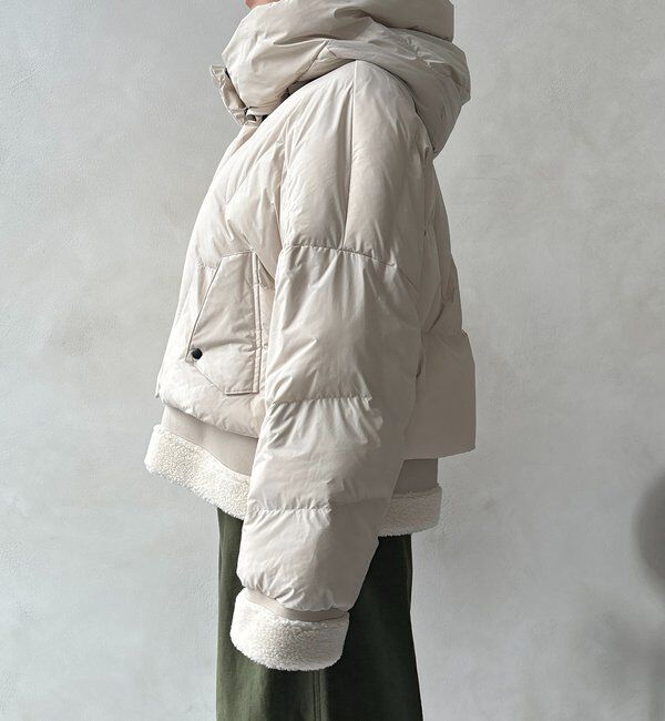  「【WEB限定】フェイクムートン切替ダウン」|その他|