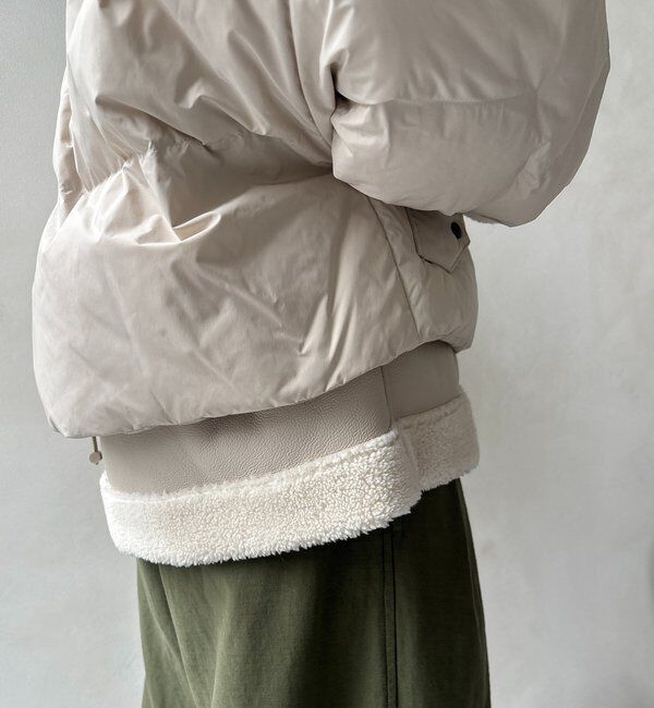  「【WEB限定】フェイクムートン切替ダウン」|その他|