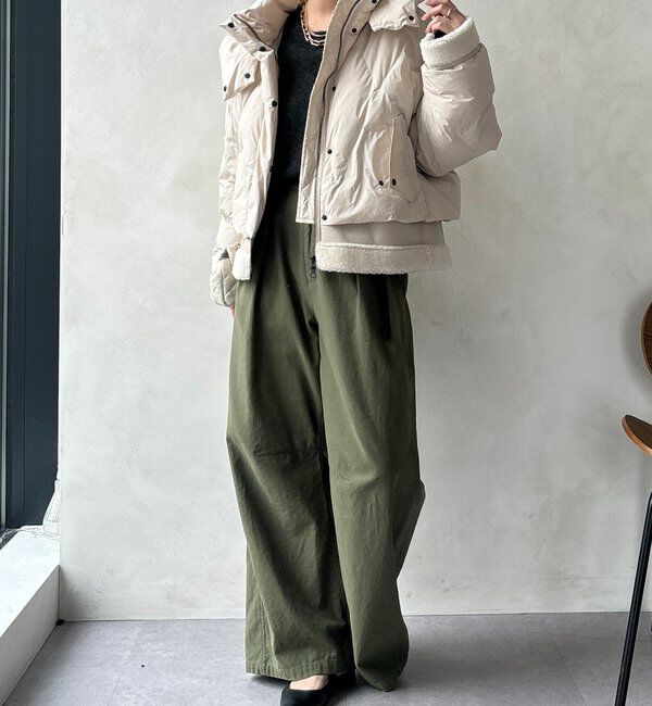  「【WEB限定】フェイクムートン切替ダウン」|その他|