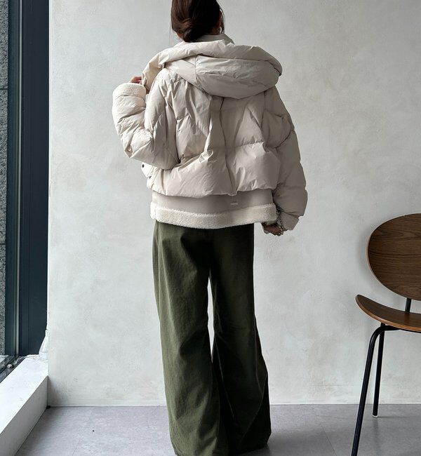  「【WEB限定】フェイクムートン切替ダウン」|その他|