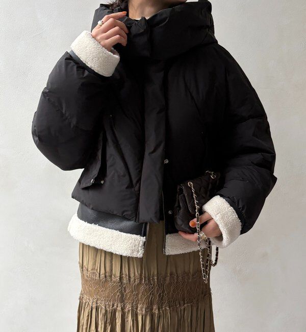  「【WEB限定】フェイクムートン切替ダウン」|その他|