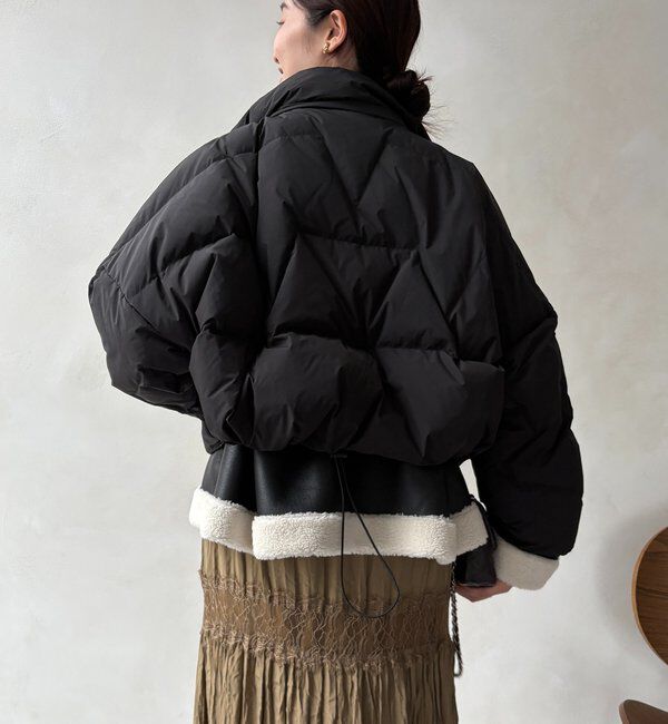  「【WEB限定】フェイクムートン切替ダウン」|その他|