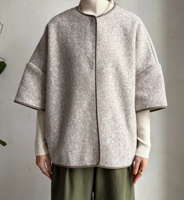  「ウーレットポンチョ風アウター」|その他|