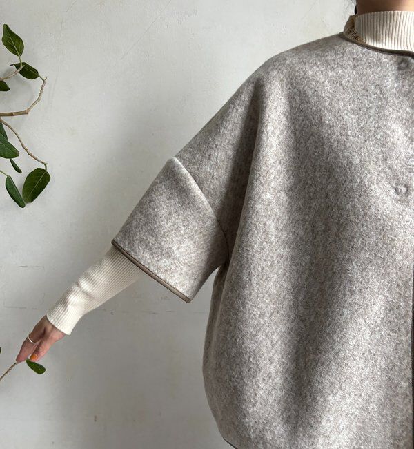  「ウーレットポンチョ風アウター」|その他|