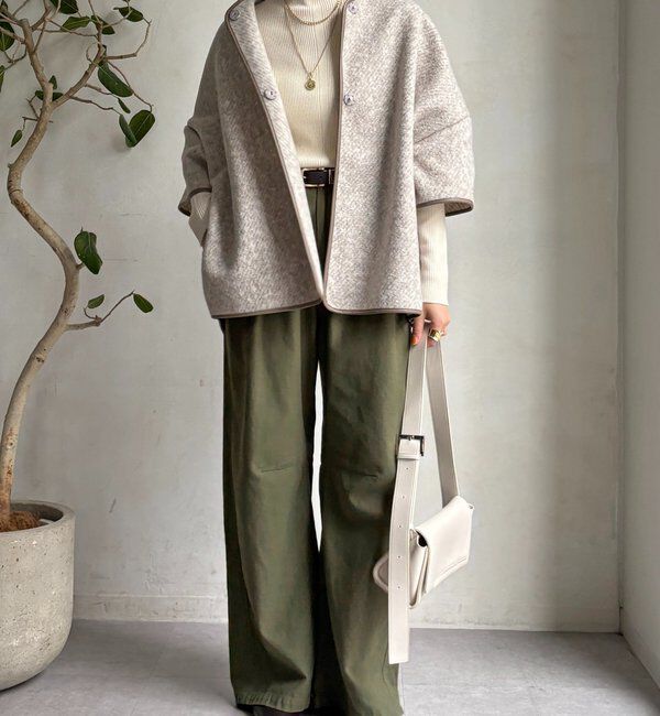  「ウーレットポンチョ風アウター」|その他|