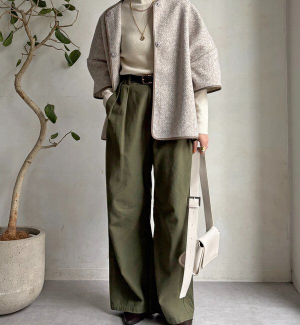  「ウーレットポンチョ風アウター」|その他|