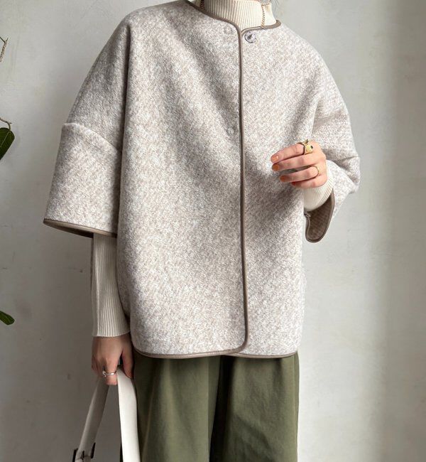  「ウーレットポンチョ風アウター」|その他|