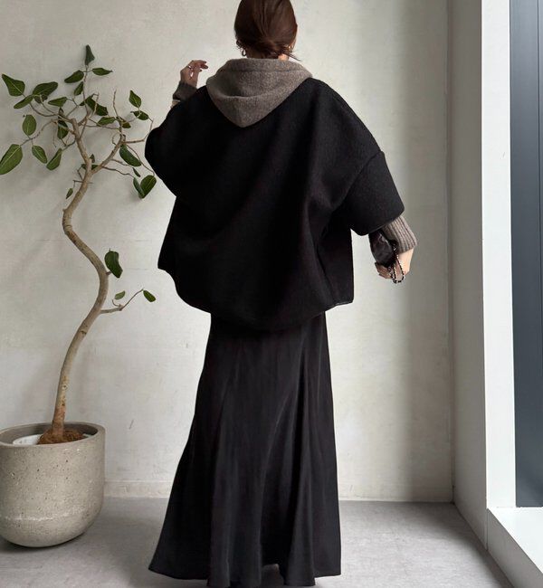  「ウーレットポンチョ風アウター」|その他|