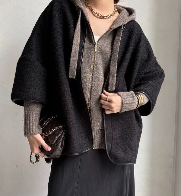  「ウーレットポンチョ風アウター」|その他|