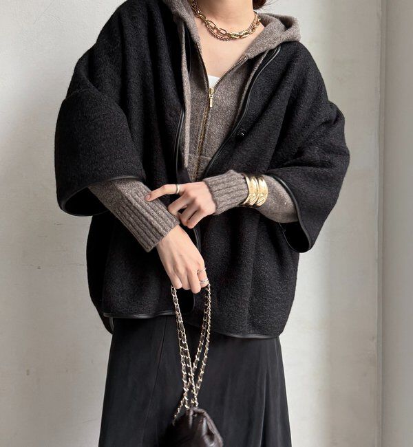  「ウーレットポンチョ風アウター」|その他|