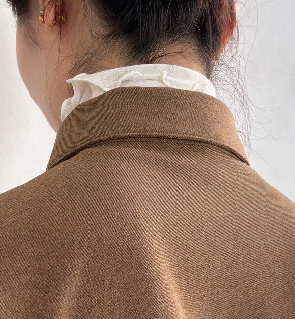  「ウール調ドルマンビッグシャツ」|シャツ・ブラウス|