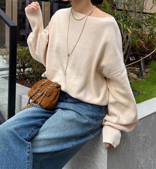  「【インフルエンサーREI企画】ルーズニット」|ニット・セーター|