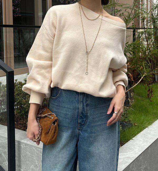  「【インフルエンサーREI企画】ルーズニット」|ニット・セーター|