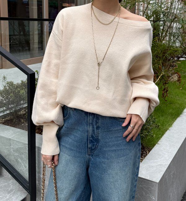  「【インフルエンサーREI企画】ルーズニット」|ニット・セーター|