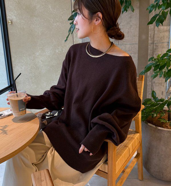  「【インフルエンサーREI企画】ルーズニット」|ニット・セーター|