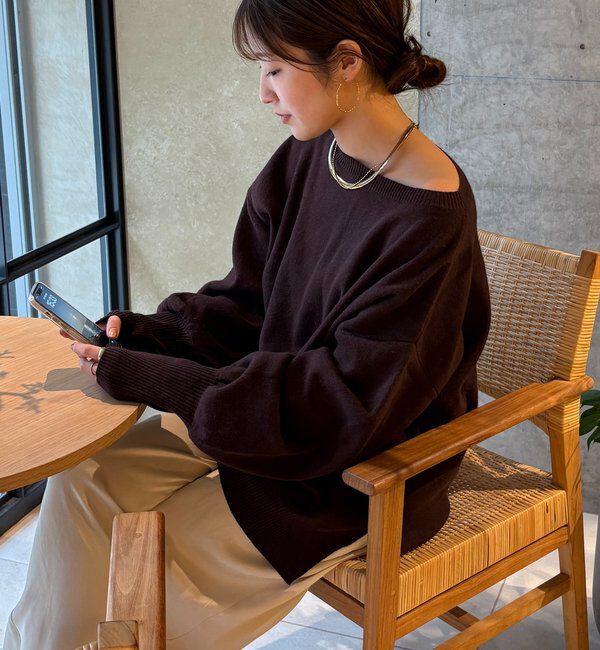  「【インフルエンサーREI企画】ルーズニット」|ニット・セーター|