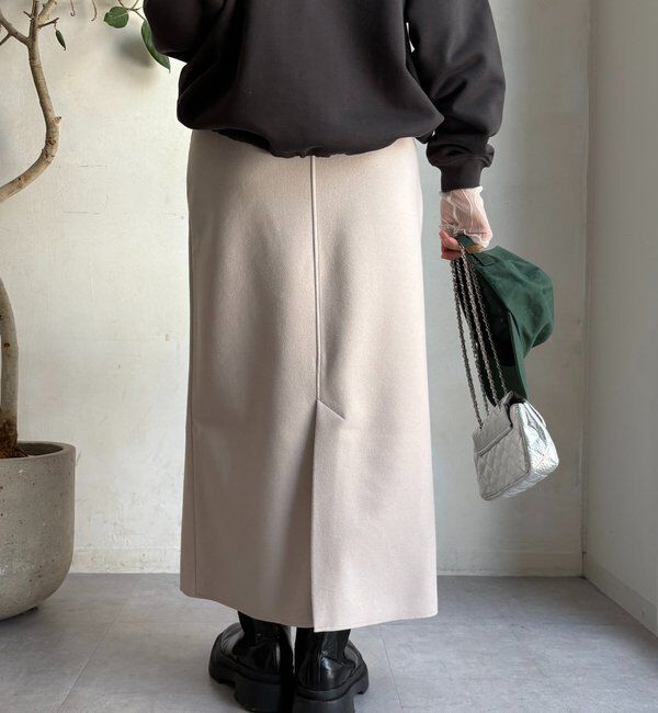  「ウーリージャージースカート」|スカート|