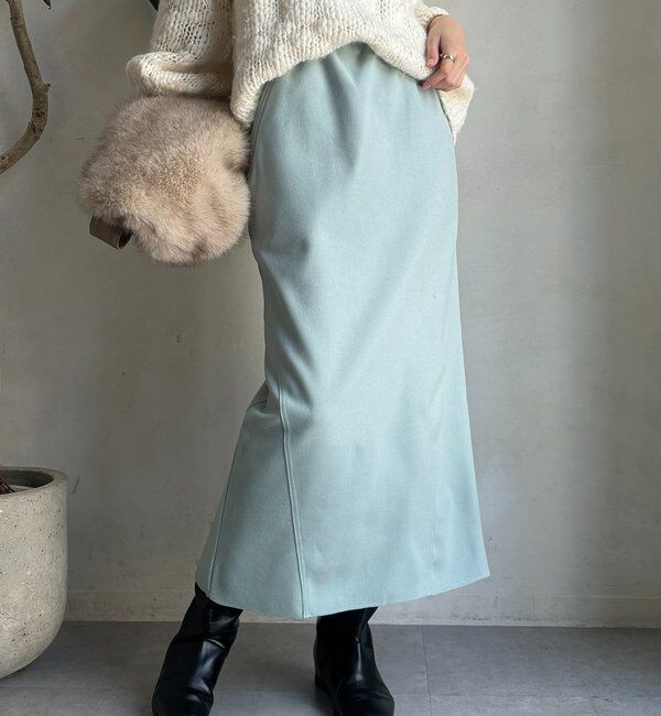  「ウーリージャージースカート」|スカート|ミント