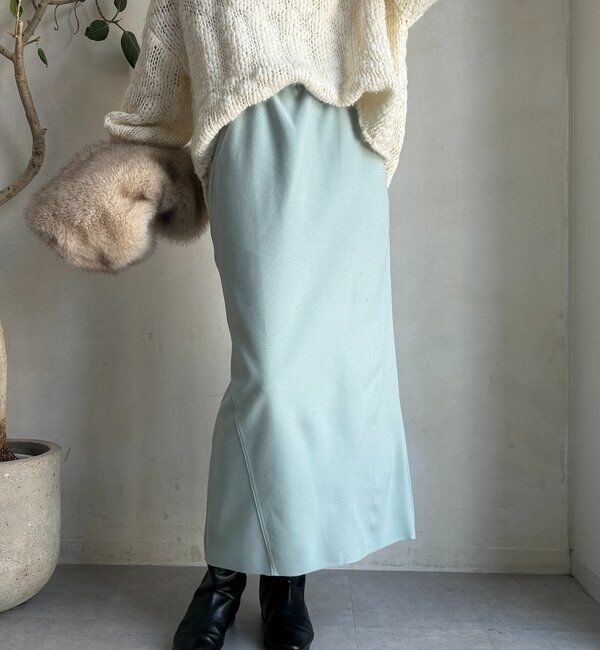  「ウーリージャージースカート」|スカート|