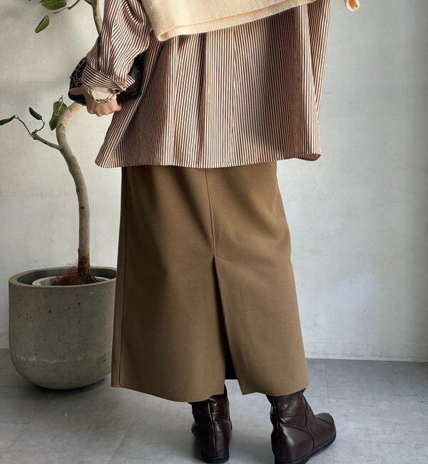  「ウーリージャージースカート」|スカート|