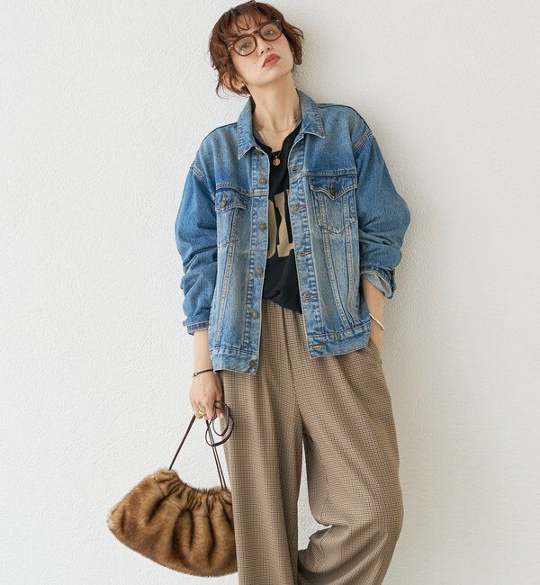  「【リバイバル/新色追加/羽織るだけでサマになる】デニムジャケット」|デニムジャケット|