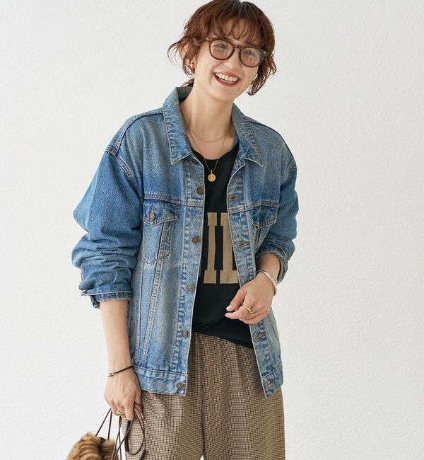  「【リバイバル/新色追加/羽織るだけでサマになる】デニムジャケット」|デニムジャケット|