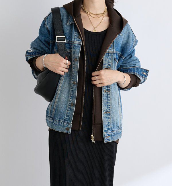  「【リバイバル/新色追加/羽織るだけでサマになる】デニムジャケット」|デニムジャケット|