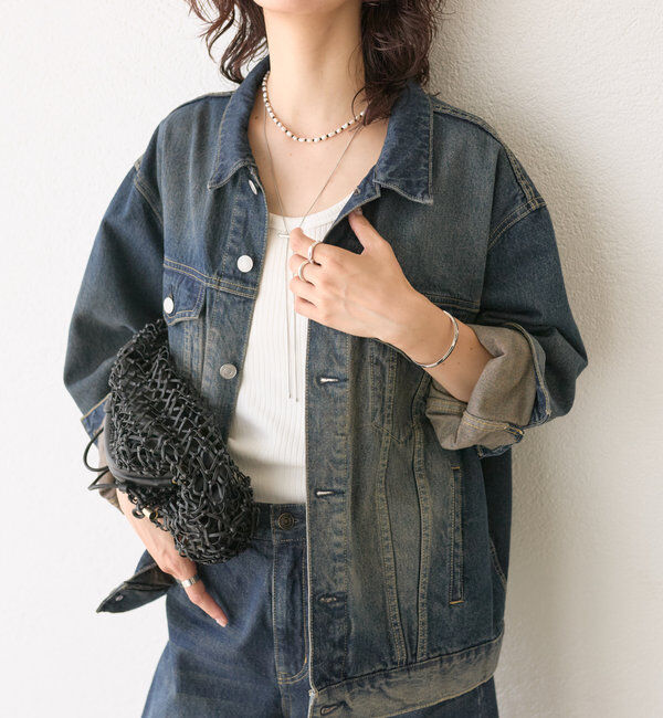  「【リバイバル/新色追加/羽織るだけでサマになる】デニムジャケット」|デニムジャケット|