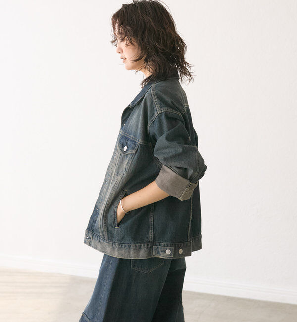  「【リバイバル/新色追加/羽織るだけでサマになる】デニムジャケット」|デニムジャケット|