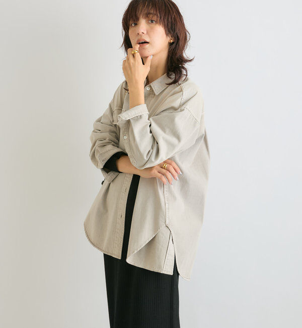  「【ベストセラー】【MONN.:.(モン)】ビッグデニムシャツ」|シャツ・ブラウス|