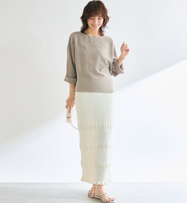  「ドルマンターンバックブラウス」|シャツ・ブラウス|