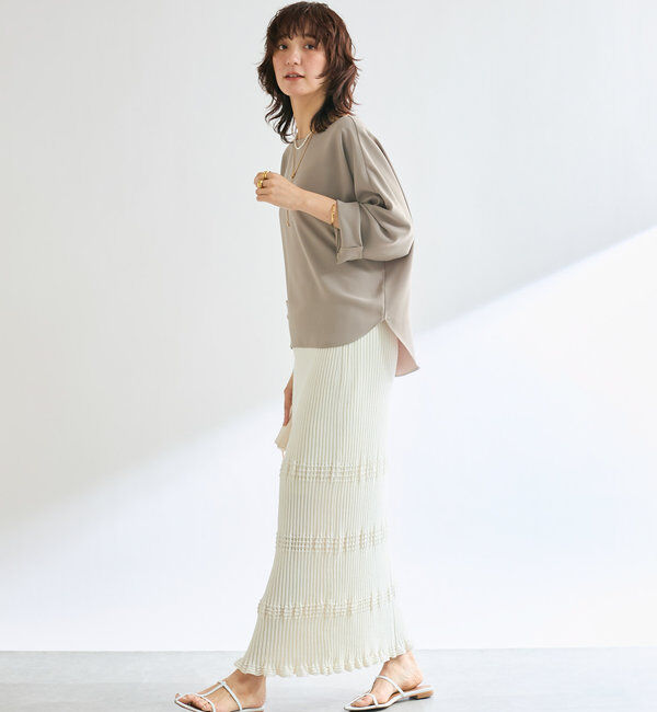  「ドルマンターンバックブラウス」|シャツ・ブラウス|