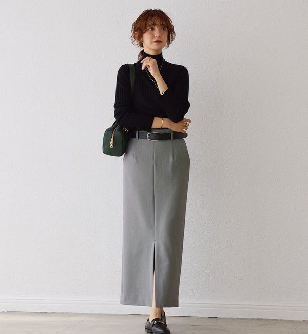  「【新色追加・リバイバル】シルクカシミヤリブニット」|ニット・セーター|