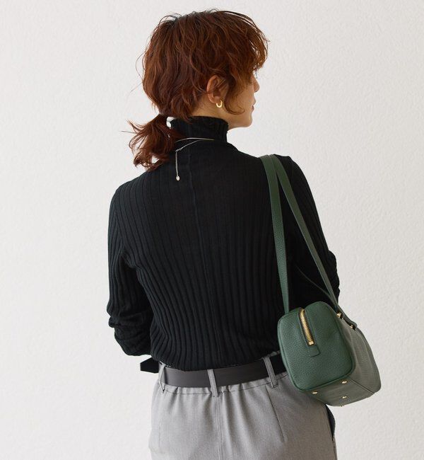  「【新色追加・リバイバル】シルクカシミヤリブニット」|ニット・セーター|