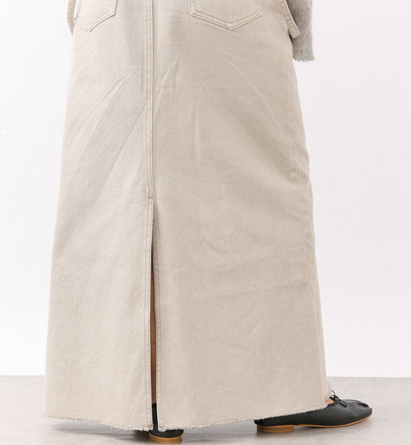  「【MONN.:.(モン)】LOOSE DENIM SKIRT」|スカート|