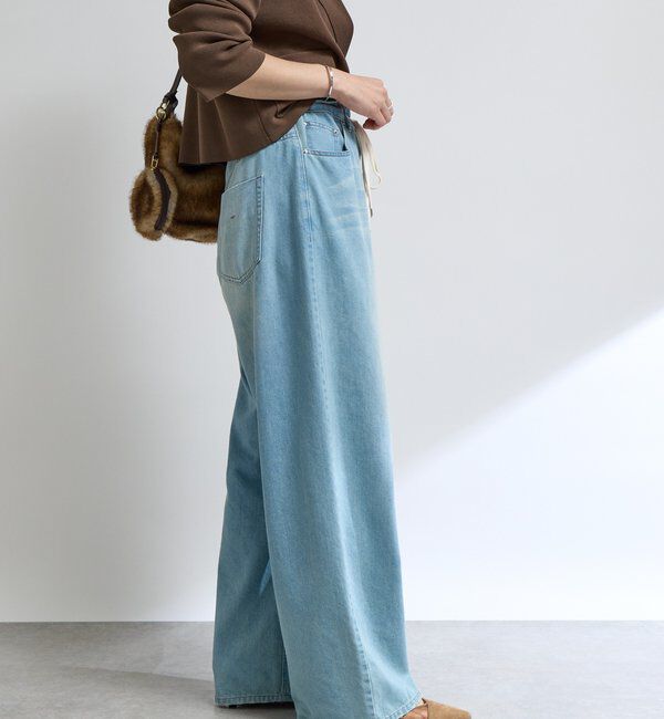  「【柔らかな履き心地】ドロストルーズデニム」|デニム|