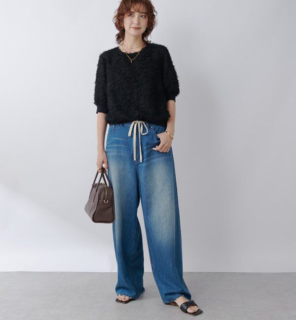  「【柔らかな履き心地】ドロストルーズデニム」|デニム|