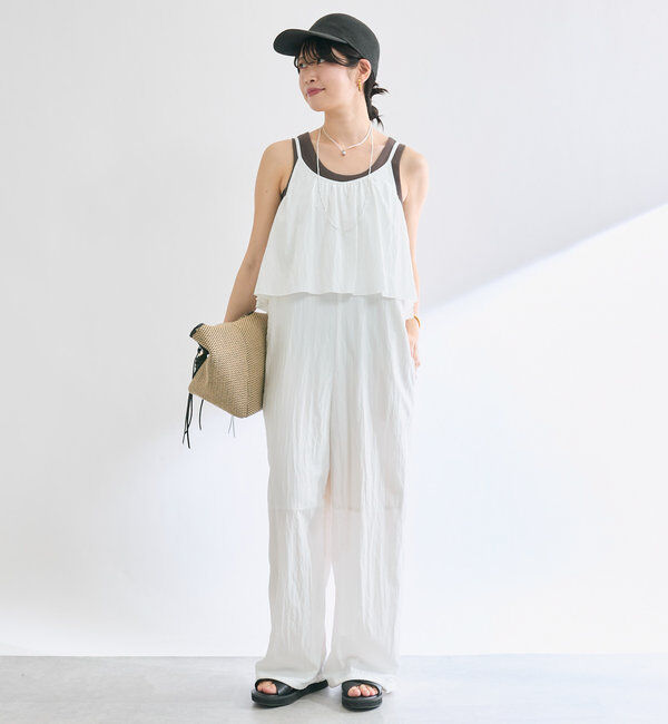  「【2way仕様】テレコ2WAYタンク」|キャミソール|