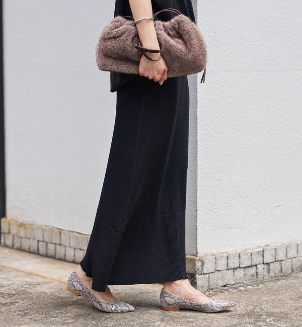  「【ひんやりタッチ/セットアップ対応可】レーヨン混ナローフレアスカート」|スカート|