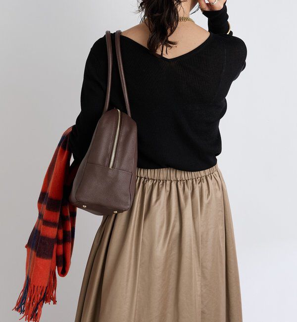  「【オンオフ使える】2wayリブニット」|ニット・セーター|