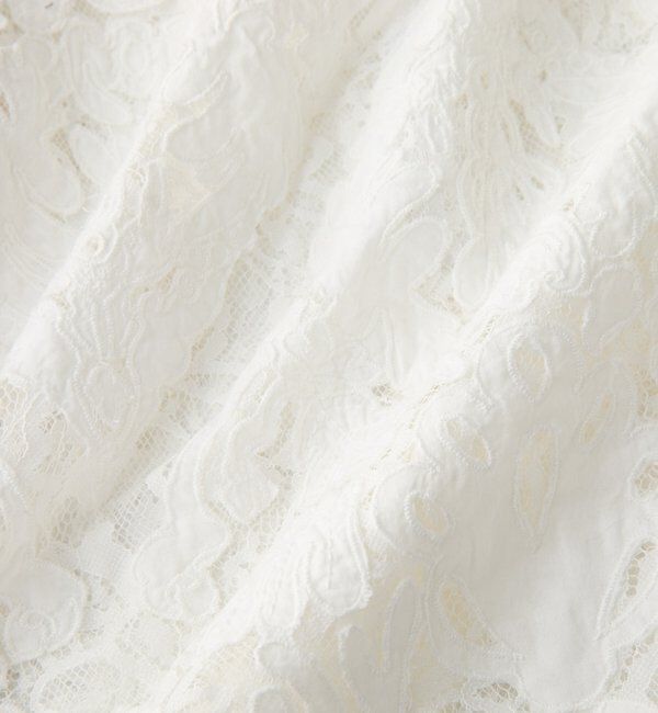  「【a Nice （ア ・ニース）】クラフトレースブラウス」|シャツ・ブラウス|