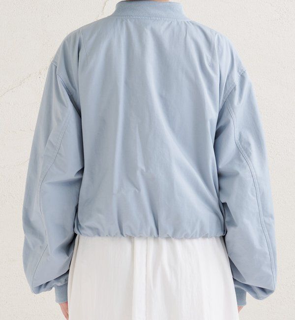  「サテンショートブルゾン」|ブルゾン・スタジャン|