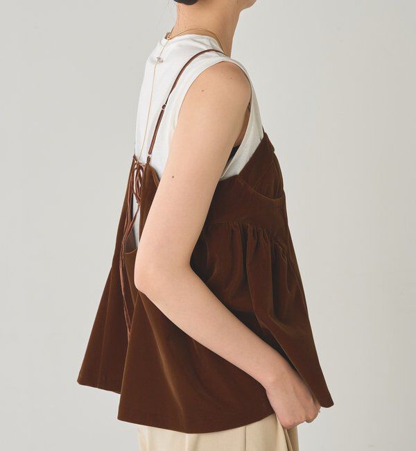  「ベルベットキャミブラウス」|シャツ・ブラウス|